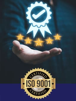 ISO quality certification mark